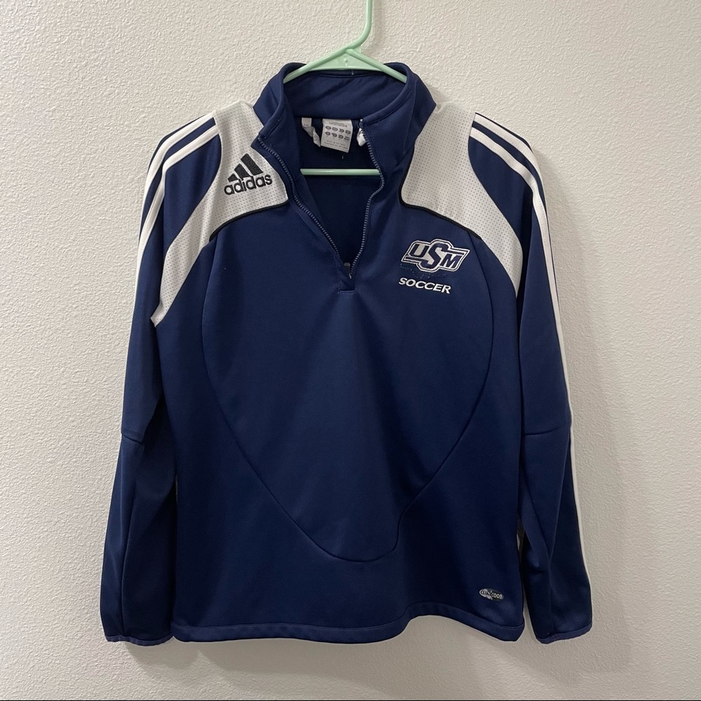 Adidas Saint marry soccer jacket blue medium